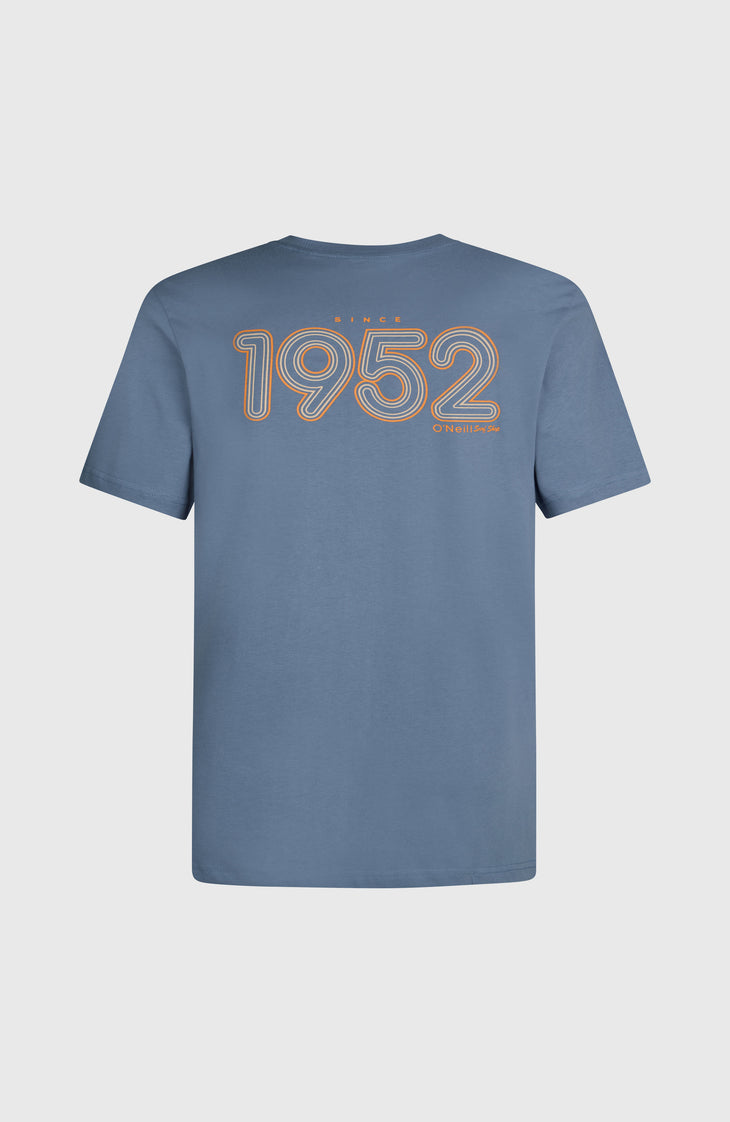 T-shirt O'Riginals Retro Back-Print | Mozart Blue