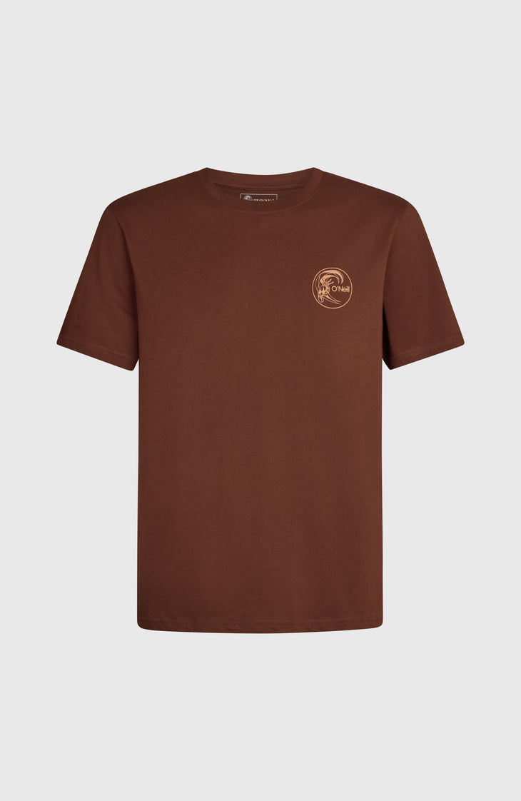 T-shirt O'Riginals Retro Back-Print | Hazel Spice