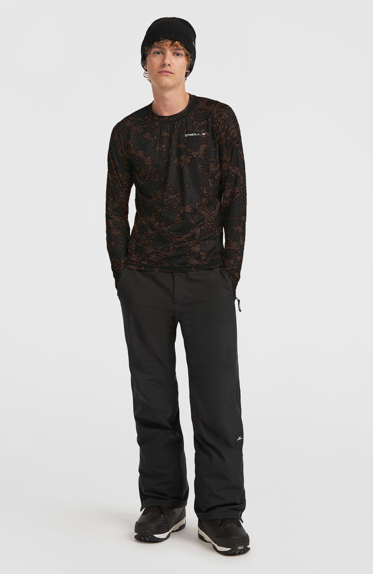 Haut thermique | Black/Beige Quarry