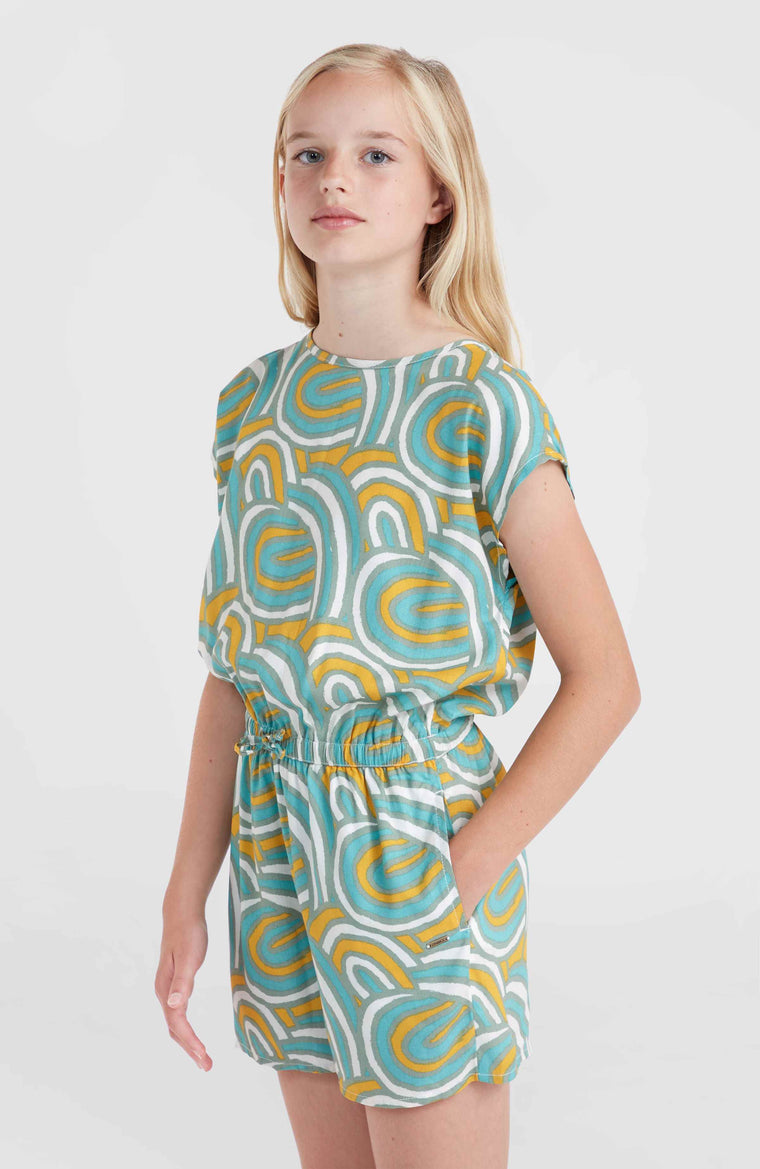 Combinaison Talia | Blue Rainbow Stripe Combinaison Talia | Blue Rainbow Stripe