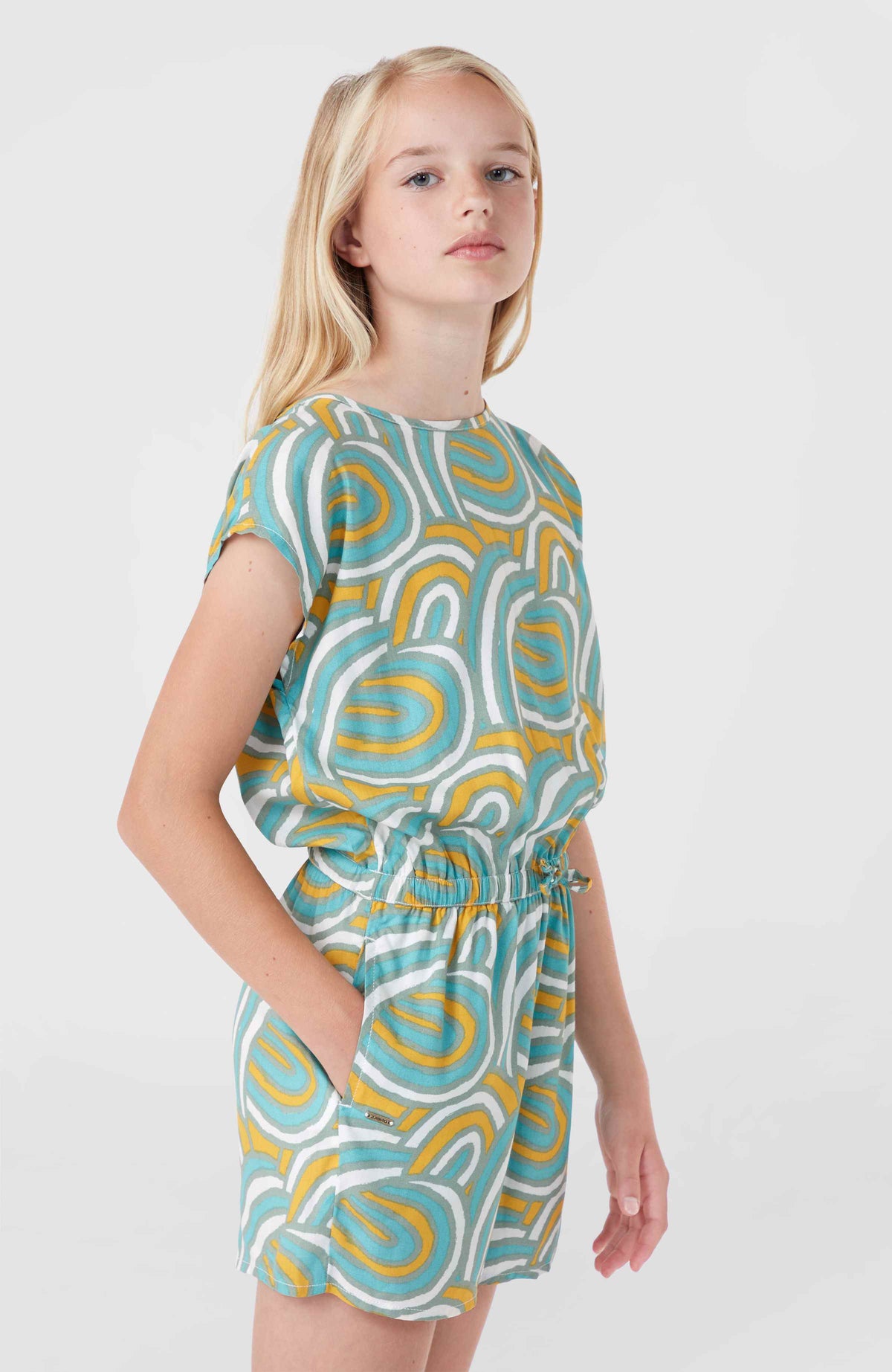 Combinaison Talia | Blue Rainbow Stripe