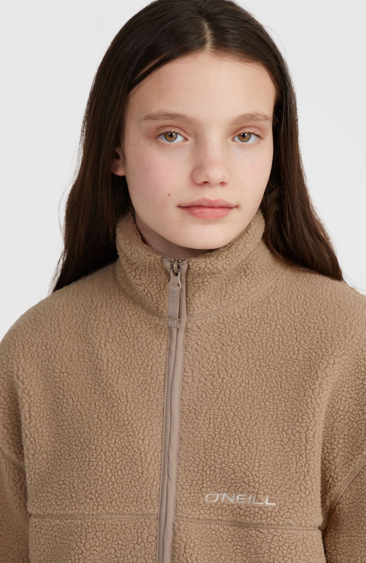 Polaire à poils longs et zip intégral | Concrete