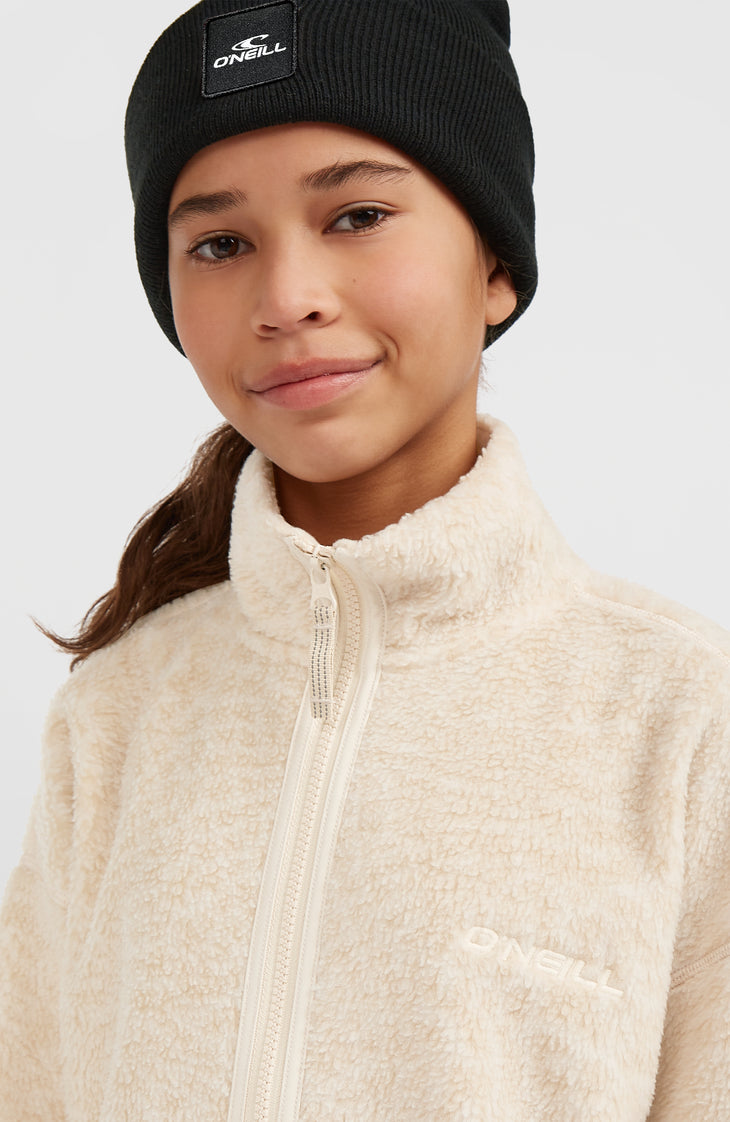 Polaire à poils longs et zip intégral | Macaron Animalica