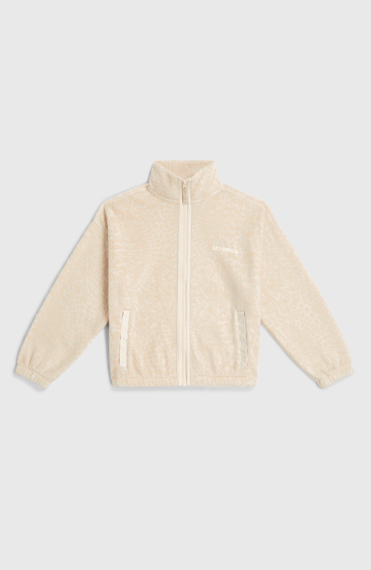 Polaire à poils longs et zip intégral | Macaron Animalica
