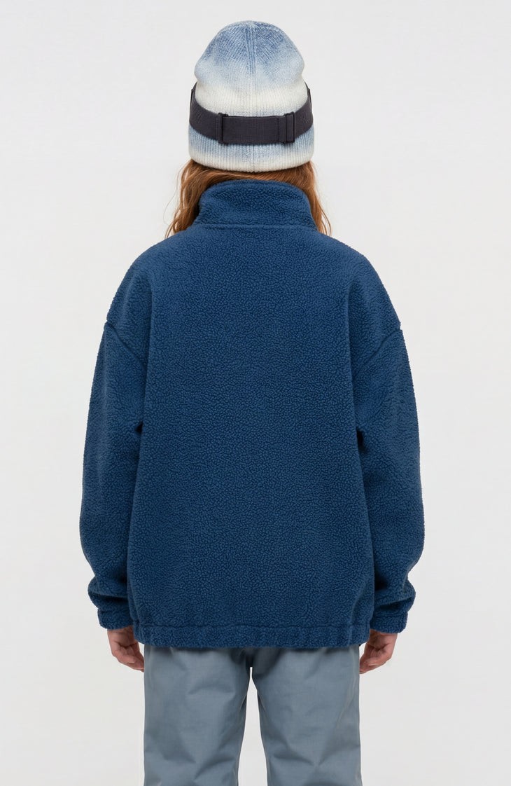 Polaire à poils longs et zip intégral | Regal Blue