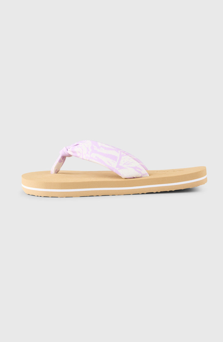 Tongs Ditsy Sun | Purple Island Sky