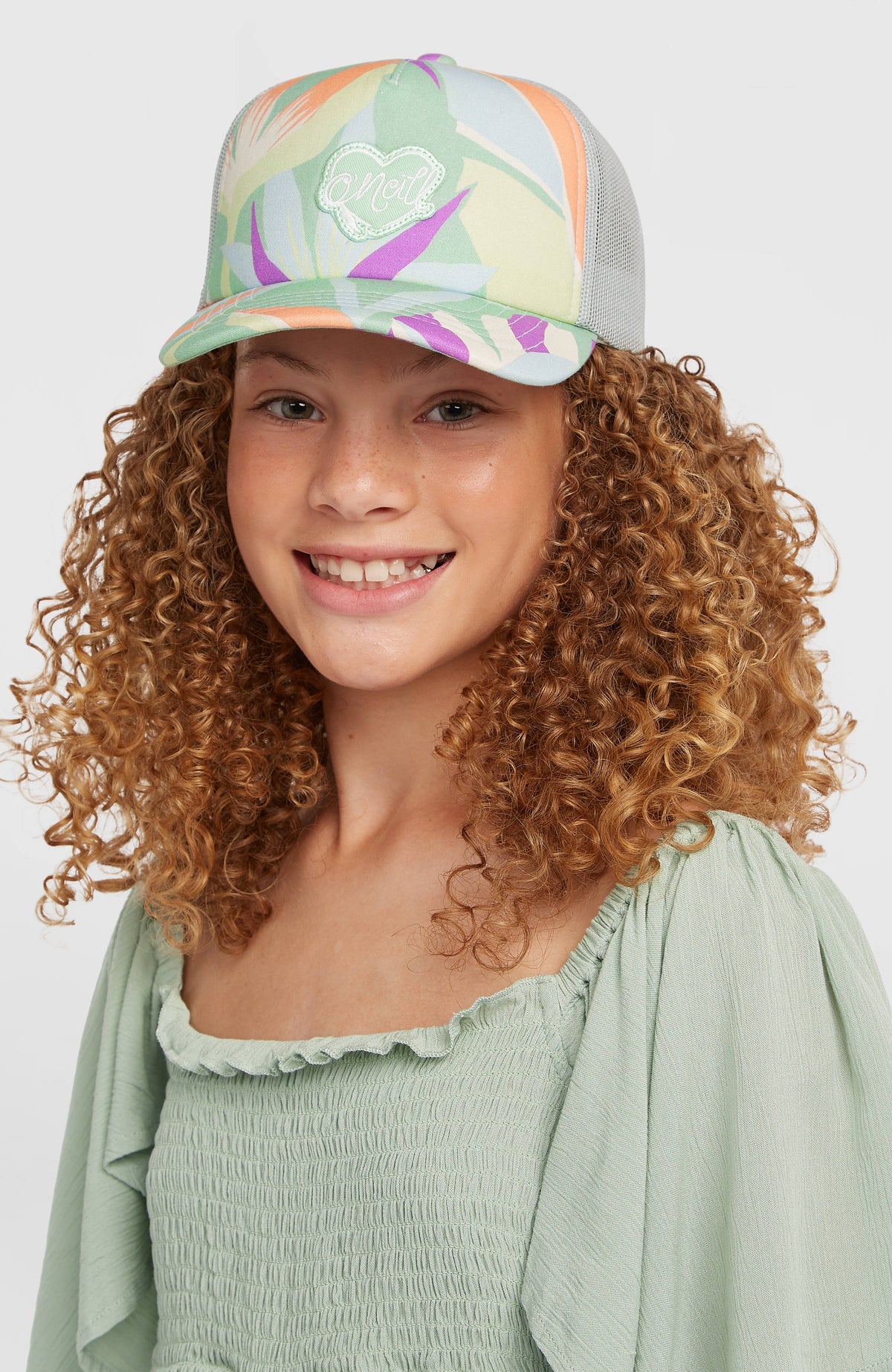 Casquette O'Neill Summer Camp Trucker | Green Wmns Tropicana