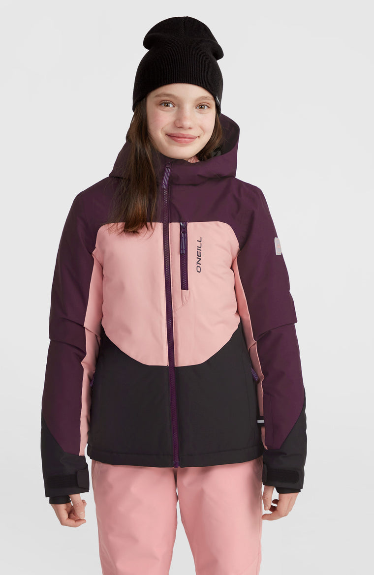 Veste de ski Carbonite | Aubergine Colour Block Veste de ski Carbonite | Aubergine Colour Block