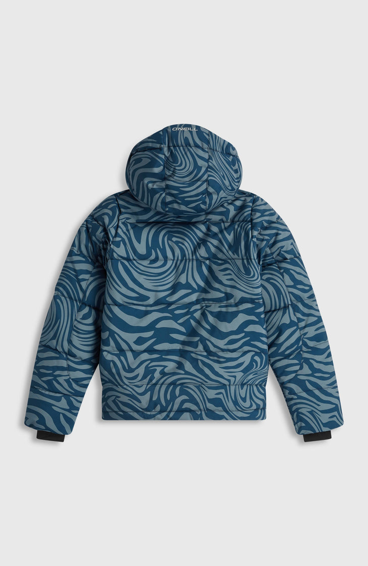 Doudoune de ski FWC'Cruz | Blue Swirl Zebra