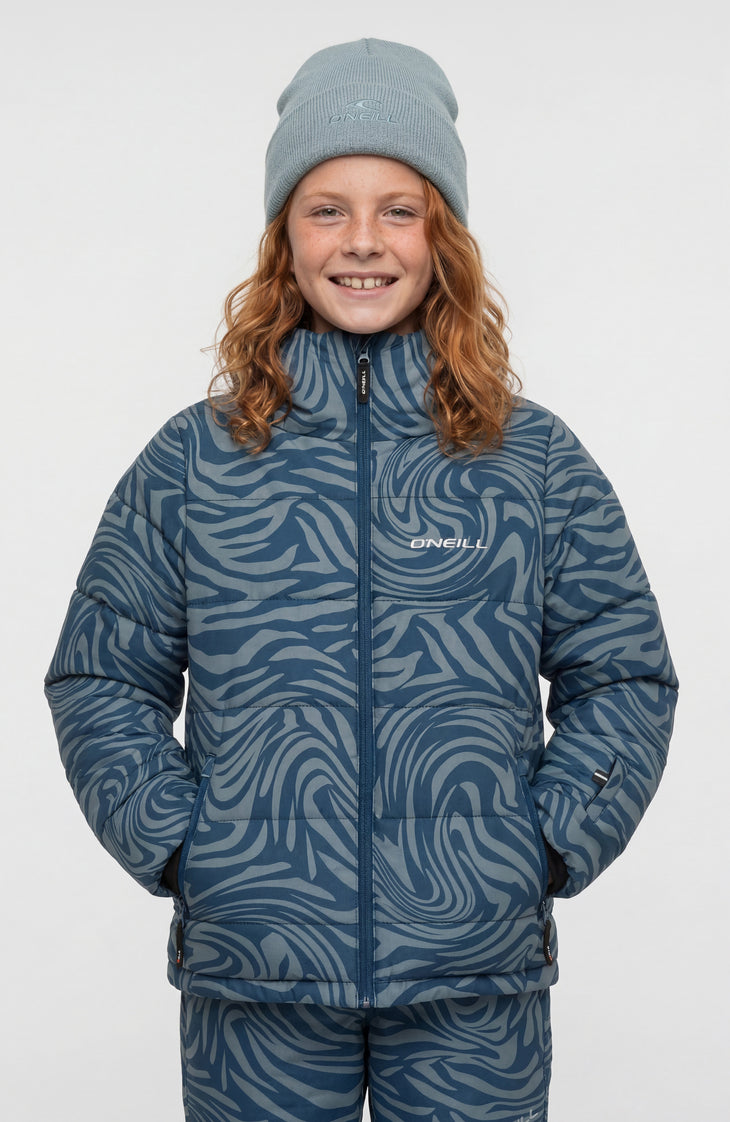 Doudoune de ski FWC'Cruz | Blue Swirl Zebra