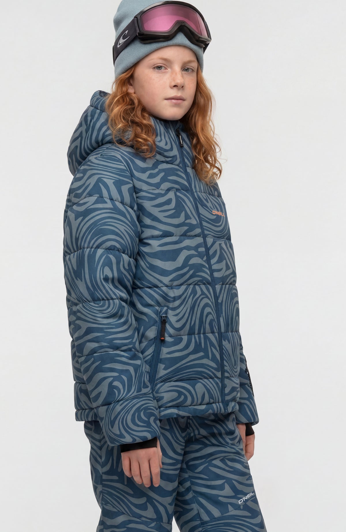 Doudoune de ski FWC'Cruz | Blue Swirl Zebra