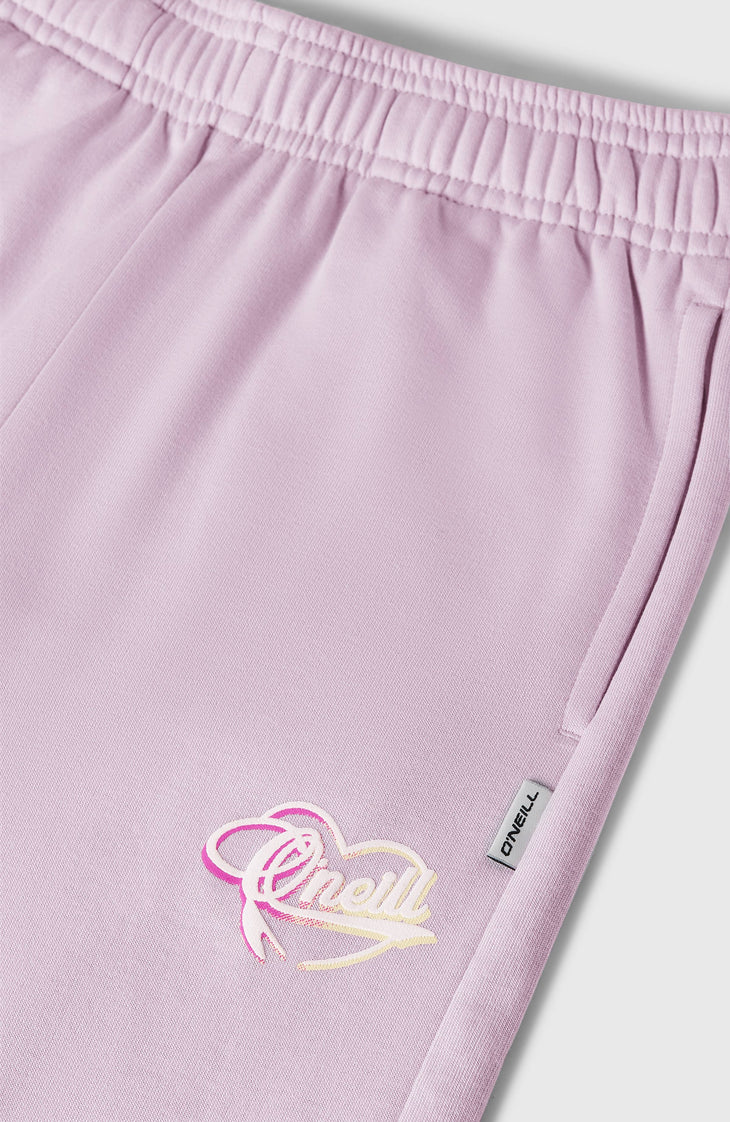 Pantalon de survêtement Essentials Script | Pale Lavender