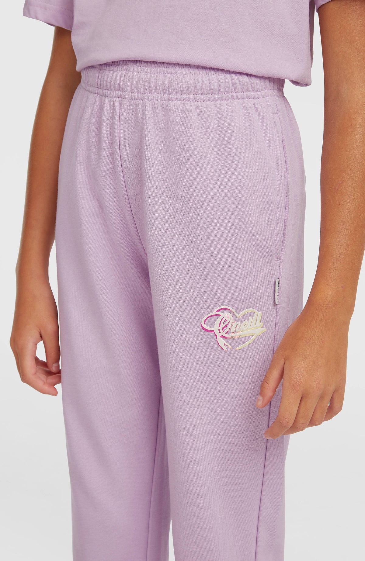 Pantalon de survêtement Essentials Script | Pale Lavender