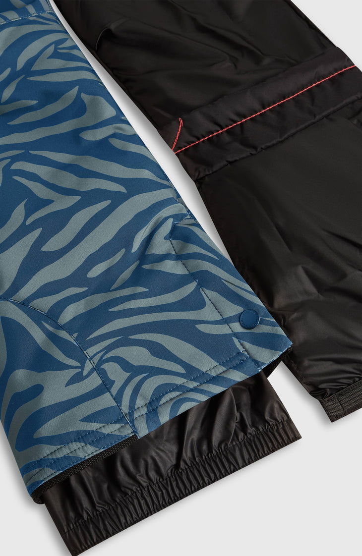 Pantalon de ski FWC'Cruz | Blue Swirl Zebra