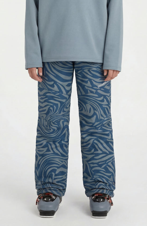 Pantalon de ski FWC'Cruz | Blue Swirl Zebra