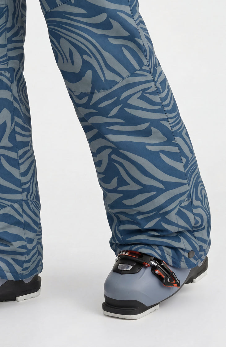 Pantalon de ski FWC'Cruz | Blue Swirl Zebra