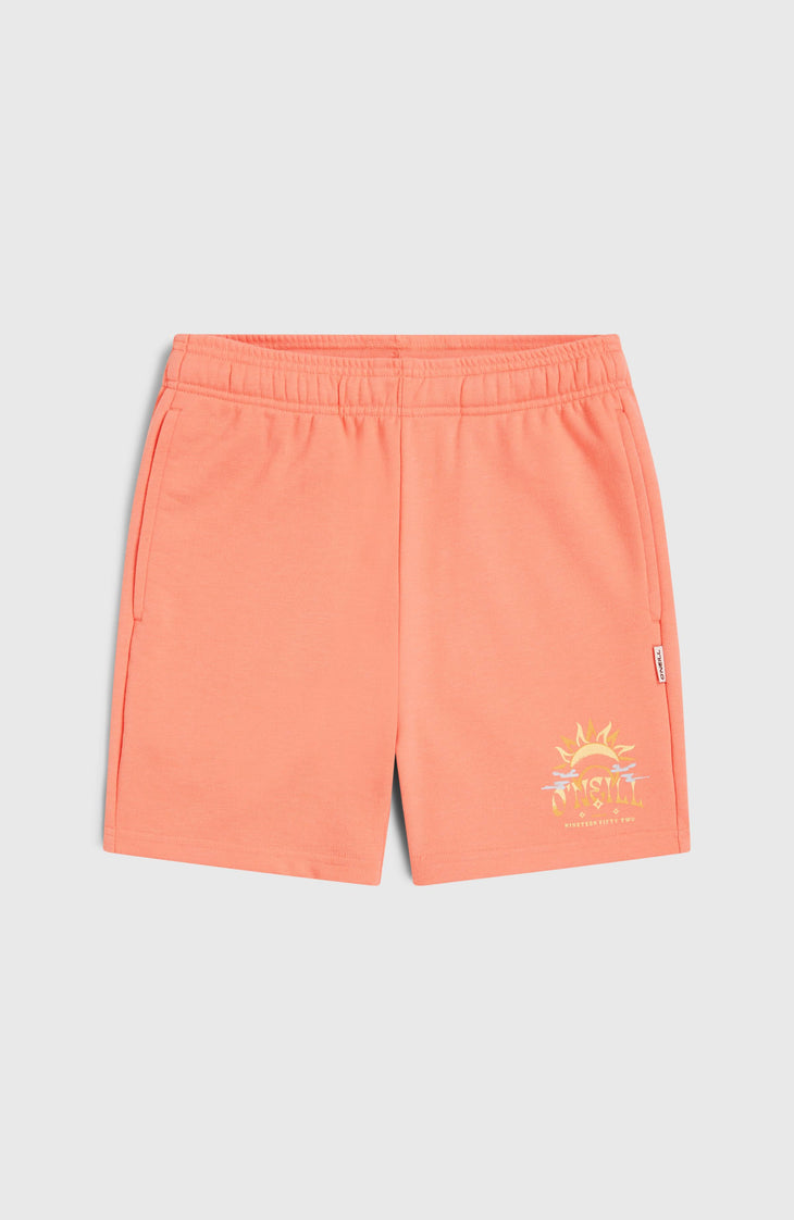 Short de survêtement Heart | Coral Pink