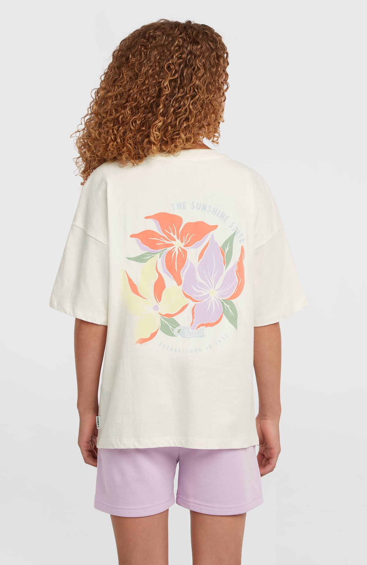 Sweatshort Essentials Script | Pale Lavender