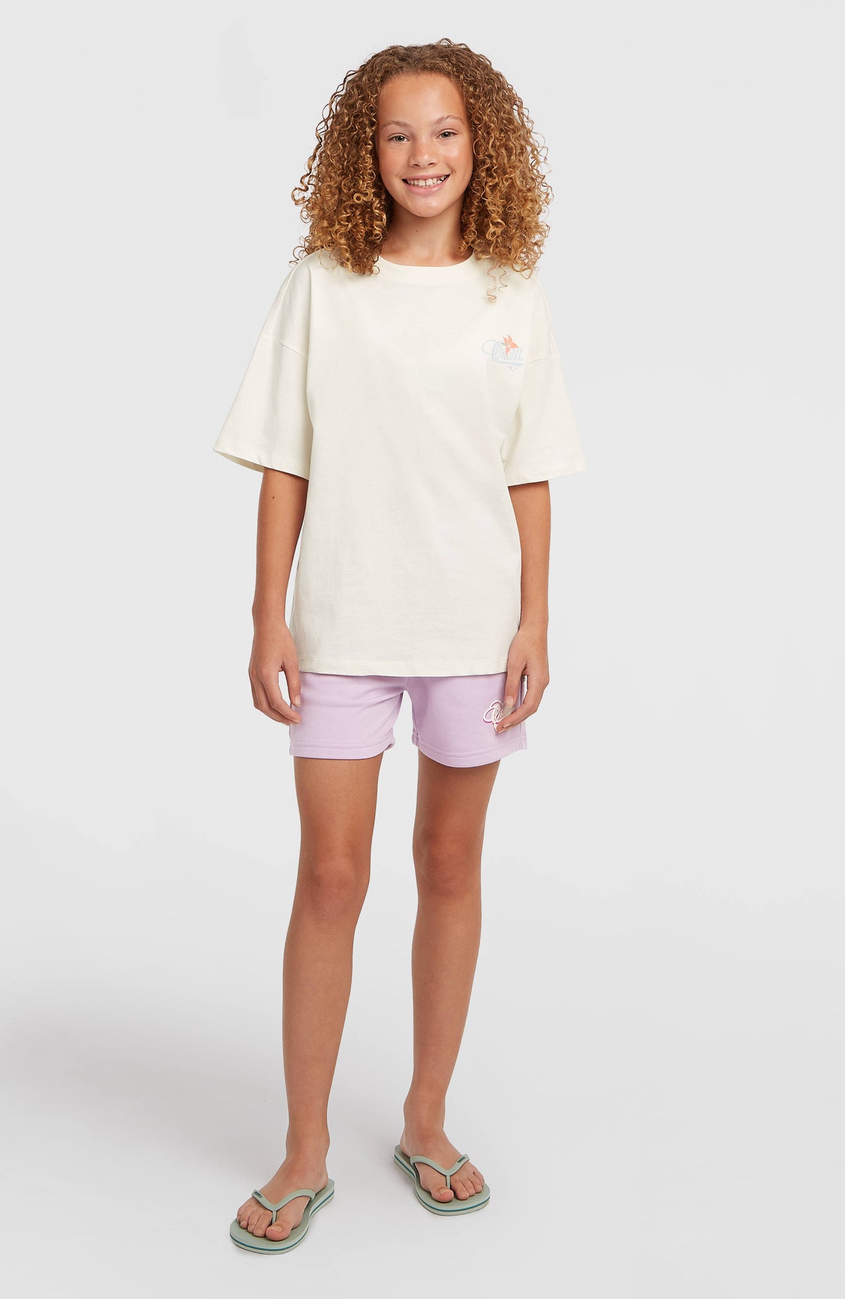 Sweatshort Essentials Script | Pale Lavender