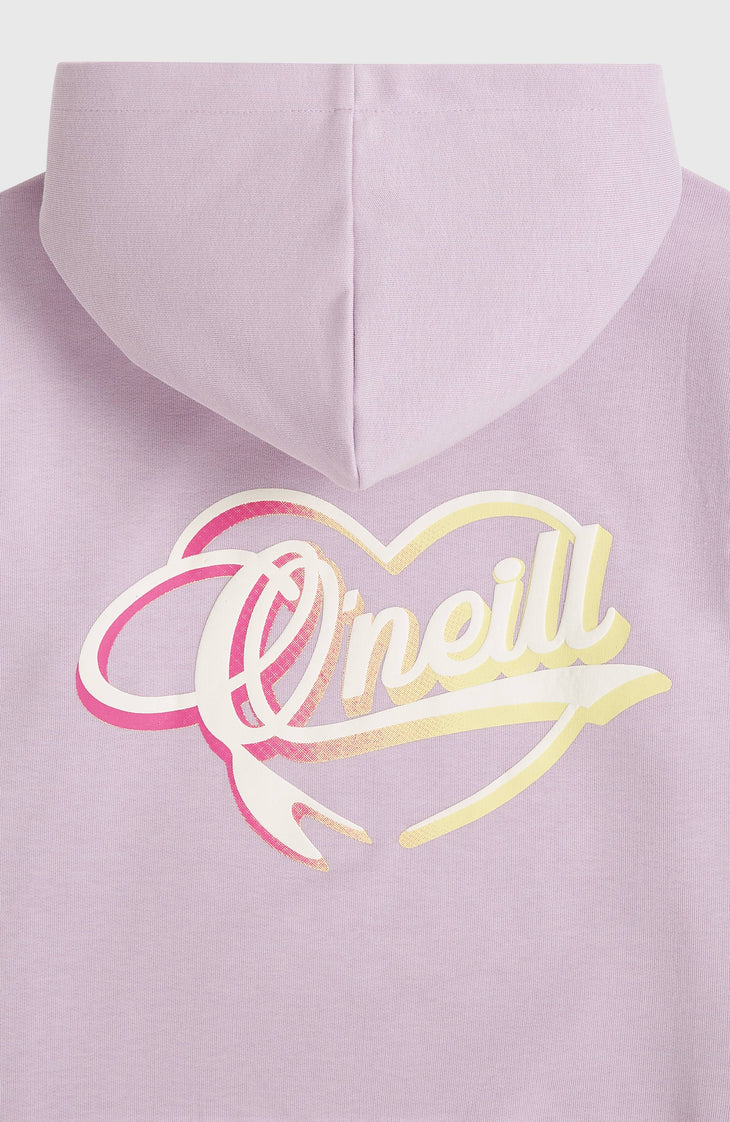 Sweat à capuche Essentials Script | Pale Lavender