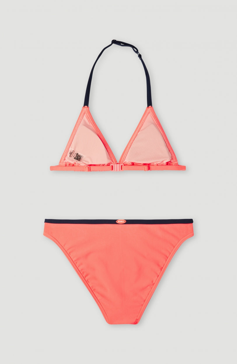 Ensemble bikini triangle Essentials | Neon Coral