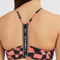 Bikini Sportclub Active Bralette | Pink Checkboard