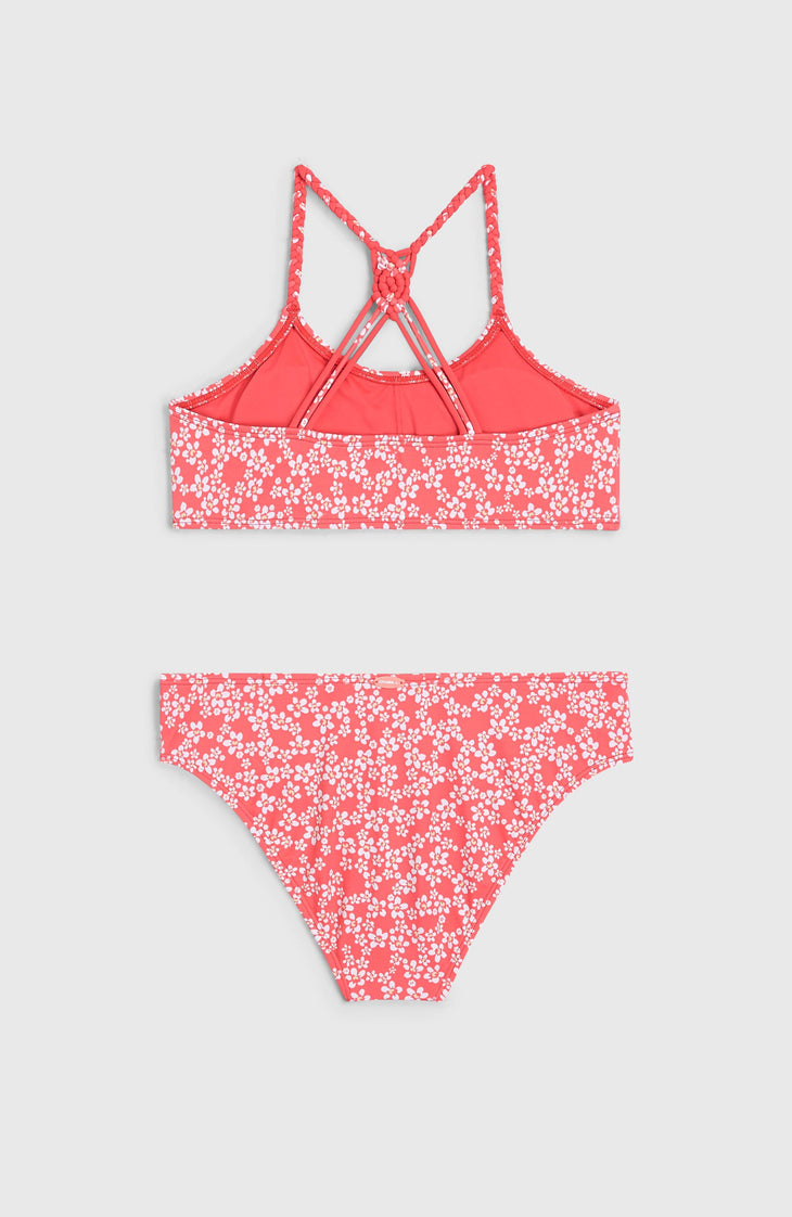 Ensemble de bikinis Tropics | Pink Milliflower