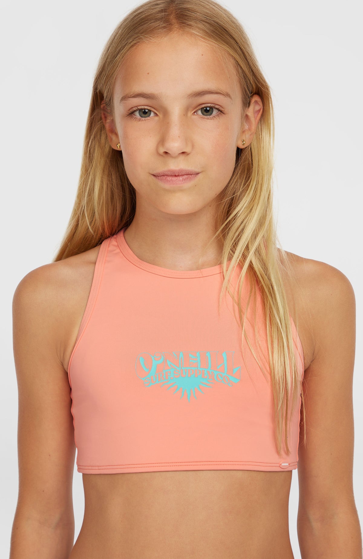 Ensemble de bikinis Cali Holiday | Coral Pink Colour Block