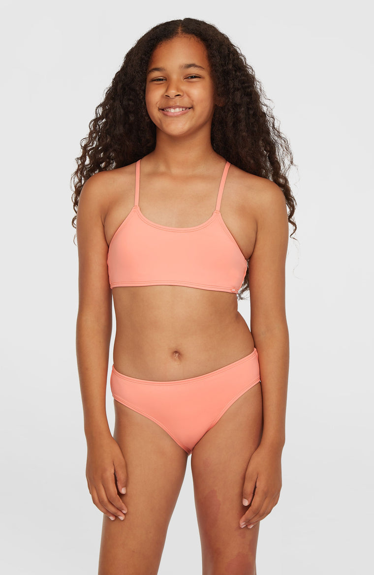 Ensemble de bikinis brassière Essentials | Coral Pink Ensemble de bikinis brassière Essentials | Coral Pink