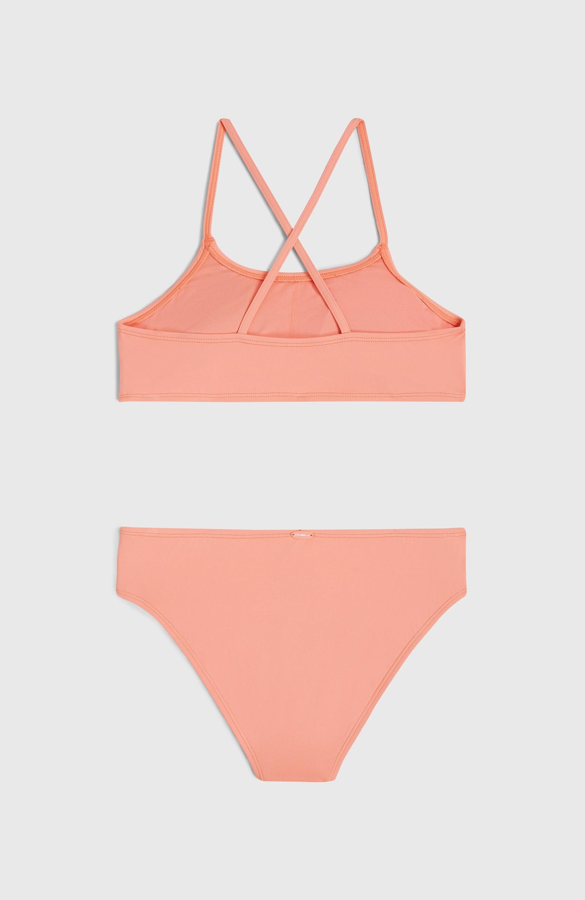 Ensemble de bikinis brassière Essentials | Coral Pink