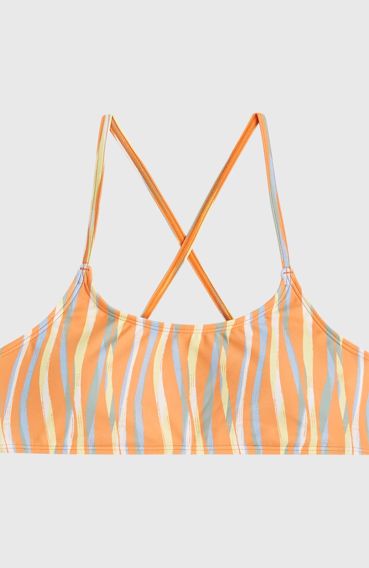 Ensemble de bikinis brassière Essentials | Funky Peach Swirly