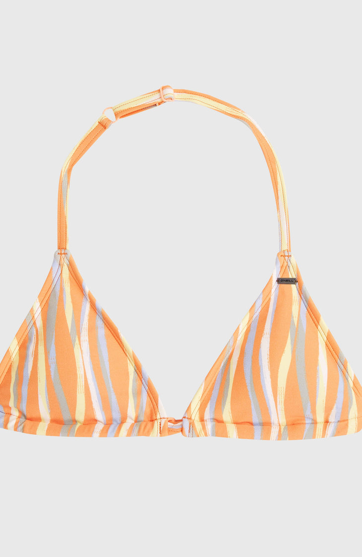 Ensemble de bikinis triangle Essentials | Funky Peach Swirly