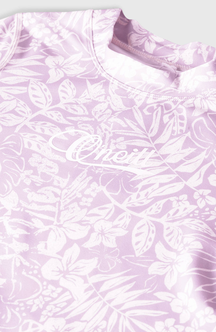 Lycra à manches courtes O'Neill Graphic | Purple Island Sky