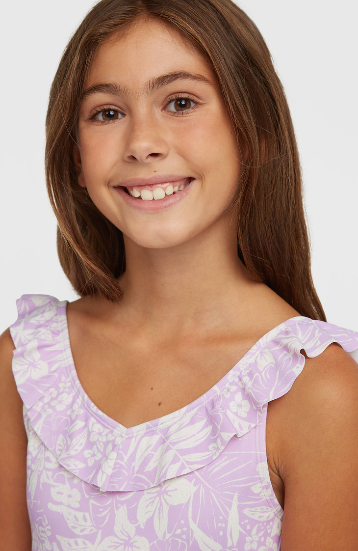 Maillot une pièce O'Neill Tropics | Purple Island Sky