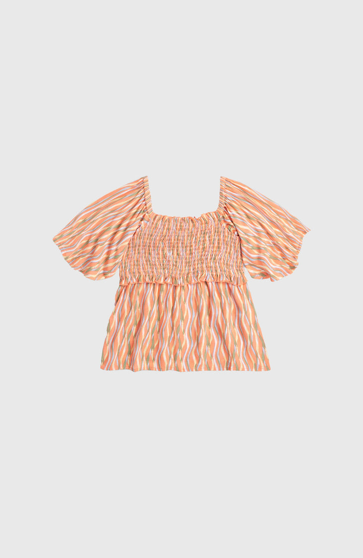 T-shirt tissé O'Neill | Funky Peach Swirly