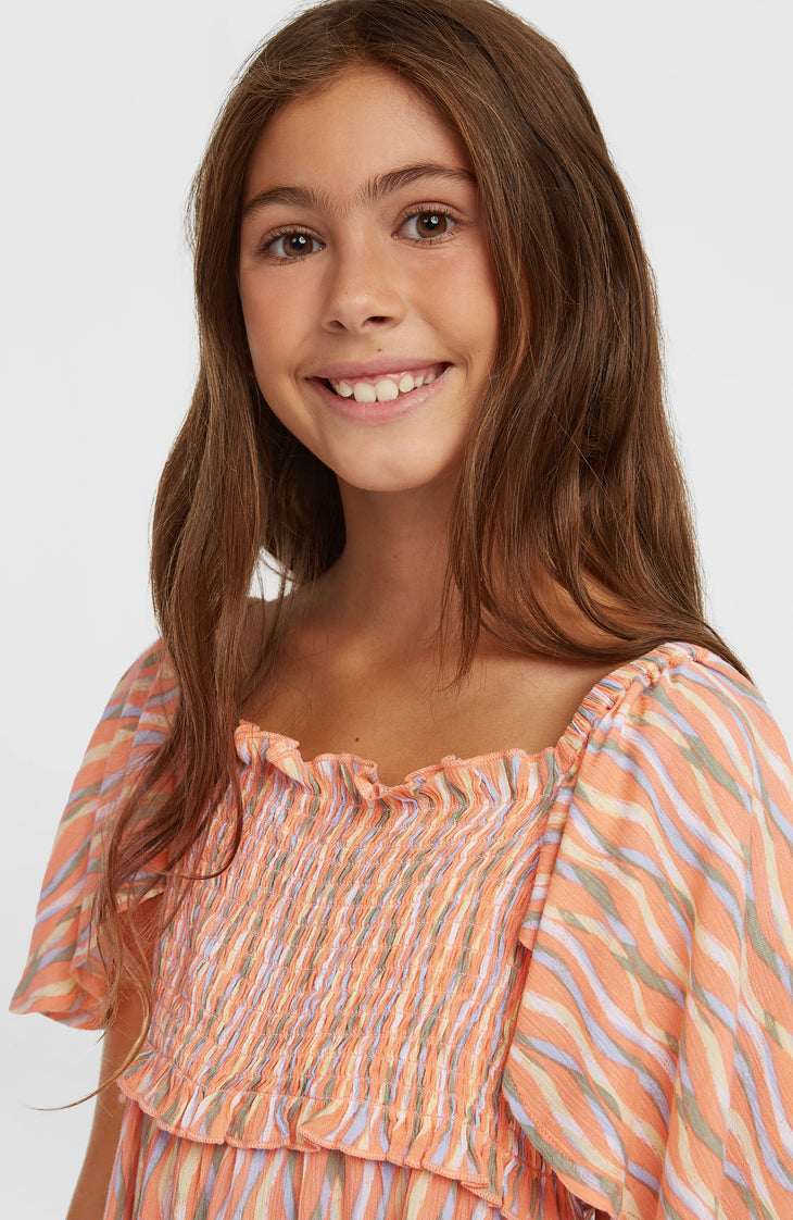 T-shirt tissé O'Neill | Funky Peach Swirly