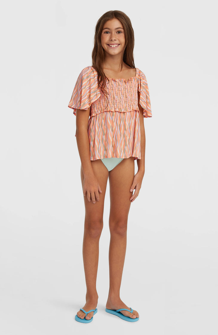 T-shirt tissé O'Neill | Funky Peach Swirly
