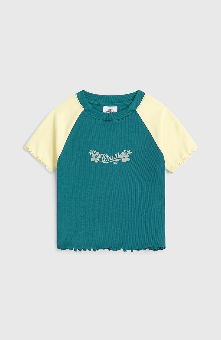 T-shirt côtelé O'Neill Colour-Block | Botanical Heat Colour Block