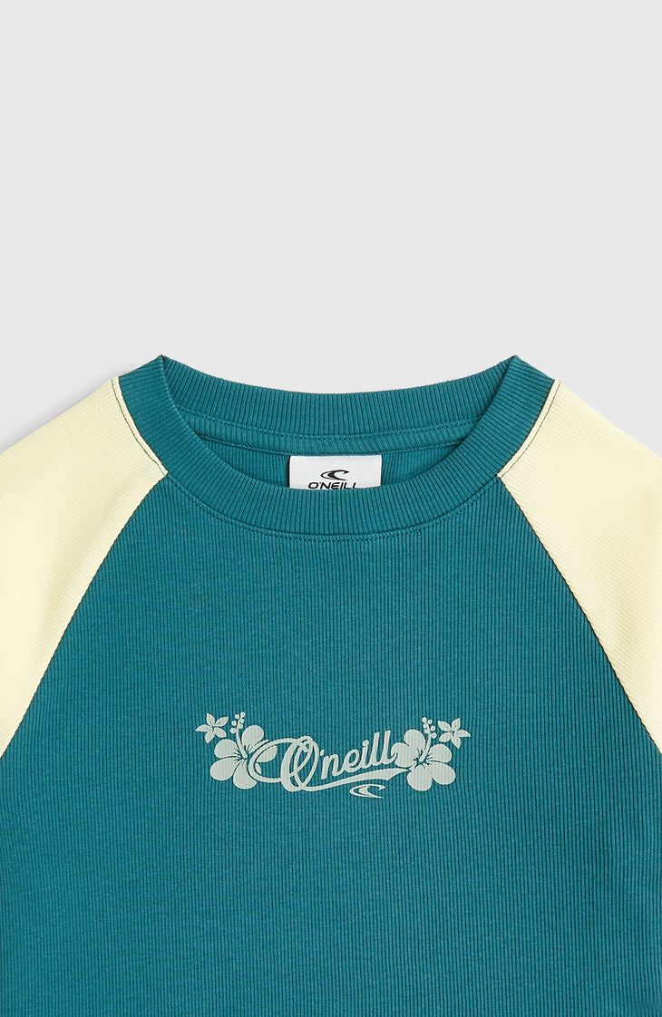T-shirt côtelé O'Neill Colour-Block | Botanical Heat Colour Block