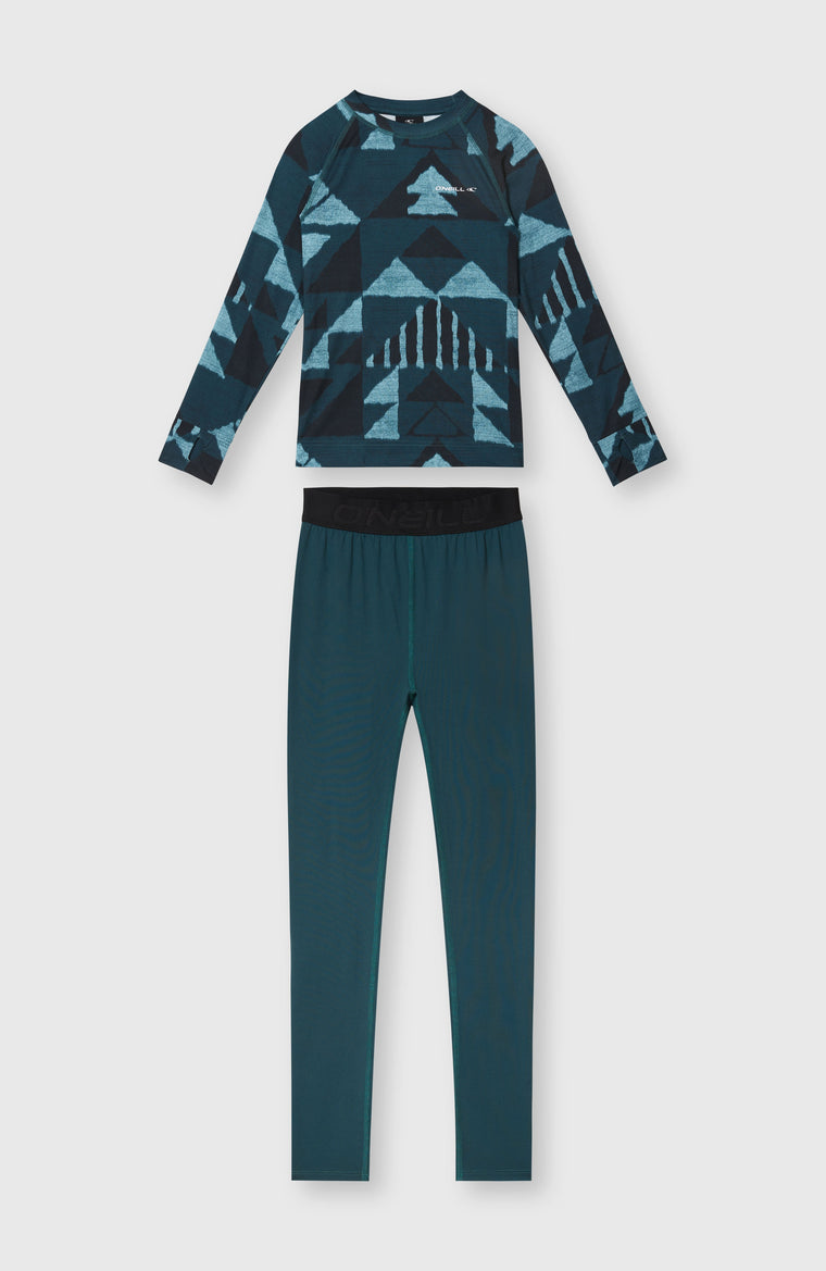 Ensemble thermique | Blue Triangle Ikat Ensemble thermique | Blue Triangle Ikat