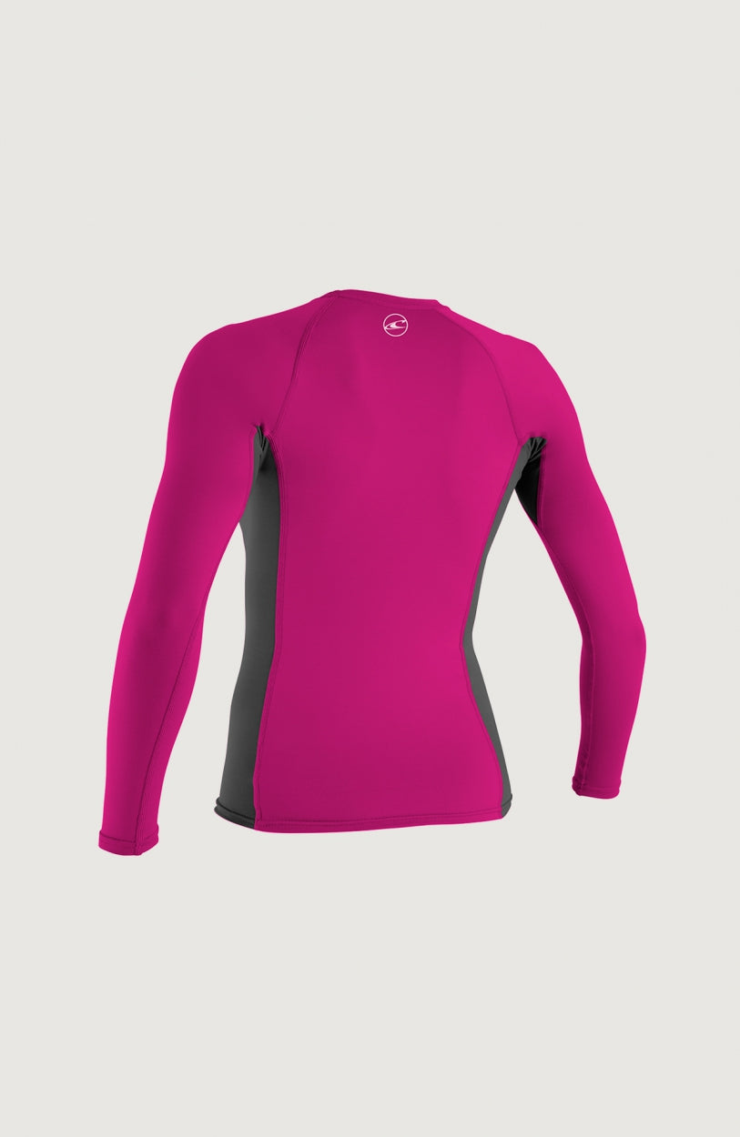 Skins Long Sleeve Crew | Dark Pink