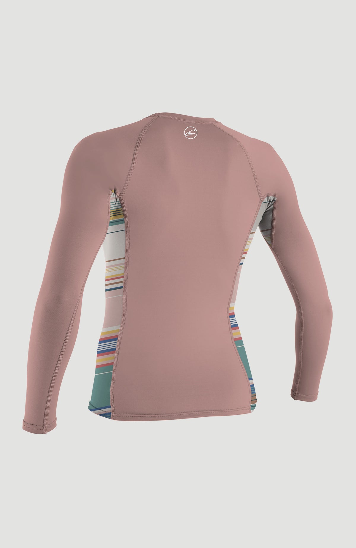 Skins Long Sleeve Crew | PEONY/BAJA STRIPE/PEONY