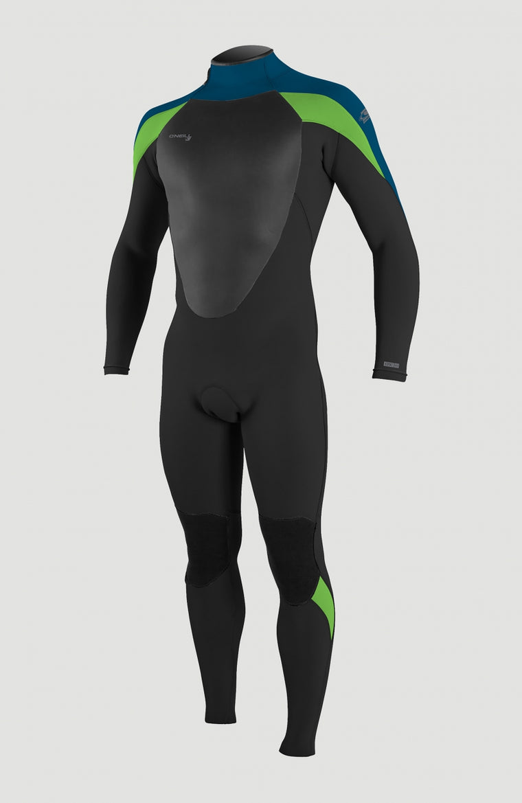 Epic 4/3mm Back Zip Full Wetsuit | Black Epic 4/3mm Back Zip Full Wetsuit | Black