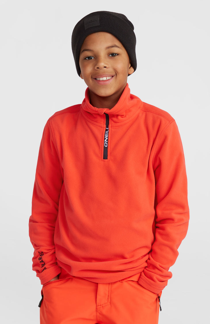 Polaire Jack's Polartec® 100 à col demi-zip | Paprika Flame