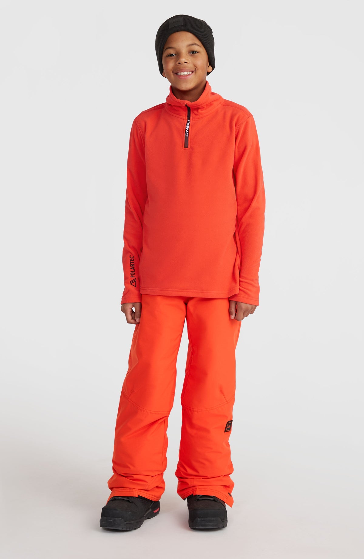 Polaire Jack's Polartec® 100 à col demi-zip | Paprika Flame