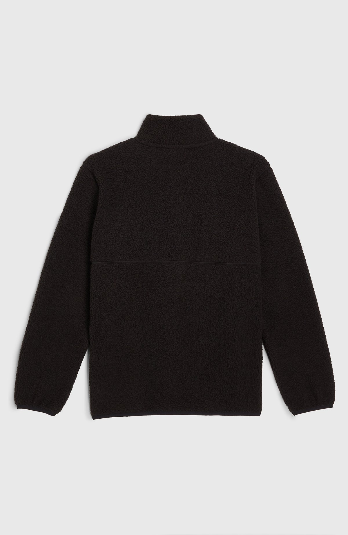 Polaire à poils longs et zip intégral | Black Out
