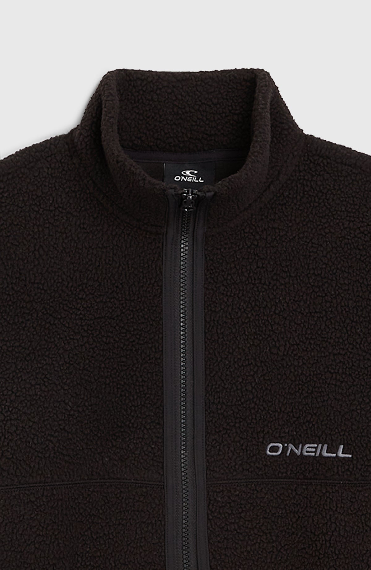 Polaire à poils longs et zip intégral | Black Out