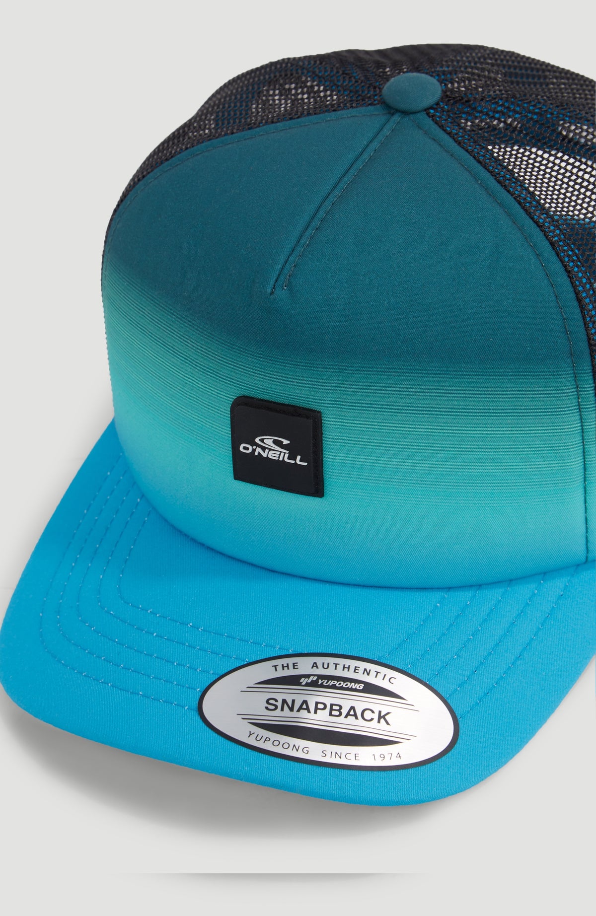 Casquette Flood Trucker | Neon Blue Simple Gradient Panel