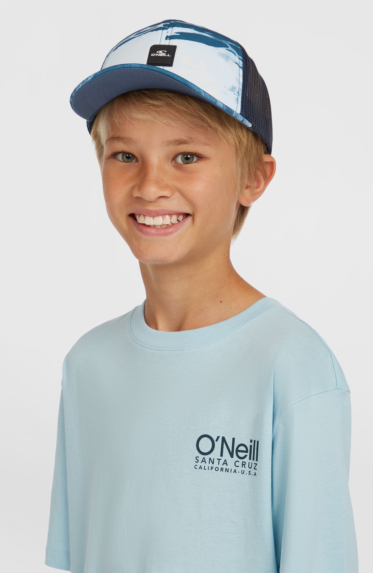 Casquette Flood Trucker | Blue Melted Stripe Boys