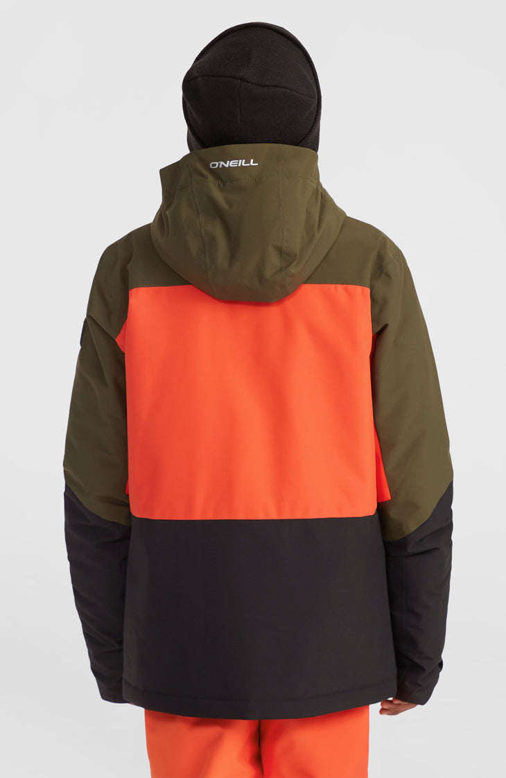 Veste de ski Carbonite | Forest Night Colour Block